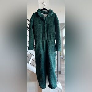 Basin and Range Sherpa Jumpsuit size small in forest green